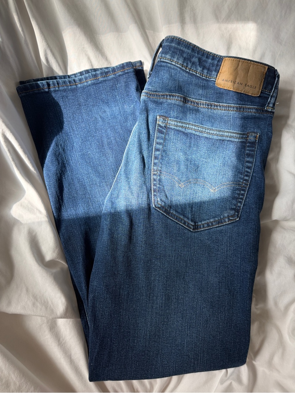 American Eagle Outfitters Men's Straight Jeans- 31x30 Blue